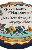 Good Health, Happiness (02/5691) 2.12" oval. 