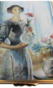 June by John White Alexander (11/8189) 3.37" x 2.5".  Based on oil canvas c.1911 in Smithsonian Art Institute. Horchow exclusive. Limited Edition of 100.