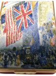 Childe Hassam, Union Jack, New York Morning 1918 (11/7499) 2.87" x 2" x 1"  Inside Lid: "CHILDE HASSAM  The Union Jack, New York, April Morning 1918  Oil on canvas"  Script inside lid also. Certificate of Authenticity. Limited Edition 100.