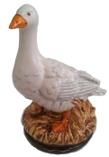 Golden Goose (01/W0206)   3" tall.  Bottom: "Cherish the Goose that lays the golden egg".