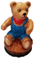 Teddy Country Bonbonniere (25/0050)  3" tall. 