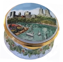 Central Park In The Spring (McLaughlin) 2" diameter. Limited Edition of 250.