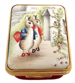 Beatrix Potter Peter & Benjamin Hilltop (64/8741) 2" x 1.5"  LE50