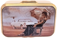 Mark Spain - Contemplation (23/284) 2.5" x 1.5" rectangle.