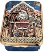 Santa's Workshop (23/068)  1.75" x 2.75".  A design by Jim Shore (2008).