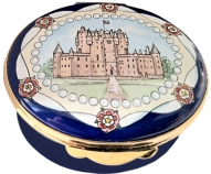 Queen Mother's 100th Year (V2564) Glamis Castle  Inside Lid: "To Commemorate the 100th Year of Her Majesty the Queen Mother - Glamis Castle"