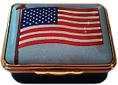 American Flag  (64/6775)  2" x .5" x 1.25"  (2001)