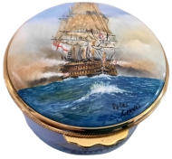 Maritime (HW-M) 2" diameter. Handpainted - Peter Graves. Limited Editon 25.