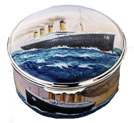 Titanic (PLS-T)  2" diameter. (2010) Freehand painted by Peter Graves. Limited Edition of 25.