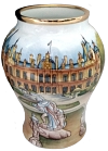 Waddesdon Event Pride of Bucks Vase (46)  2.5" H.  Dated Trial Piece. 