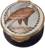 Toye Kenning & Spencer, American Bald Eagle. 2.25" diameter x 1" tall. Slight scratches on base & No presentation Case.  Used