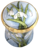 Snowdrops (MT-SD) 1.25" diameter. Artist: Elizabeth Todd