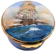 Maritime (HW-M) 2" diameter. Handpainted - Peter Graves. Limited Editon 25.