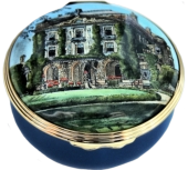 Kykuit Mansion (03/6575) 2.25" diameter. Inside Lid: "KYKUIT Home to four generations of the Rockefeller family, the beaux-arts villa, built in 1913, houses an exceptional collection of antique and modern works of art. 
