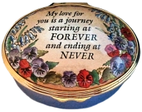 My Love For You Halcyon (02/7622) 2.12" oval diameter. 