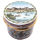Royal Hospital, Chelsea Tercentenary Halycon Days (03/715)  2.25" Diameter hinged lid. Limited Edition 500. Inside Script See photo. Included Certificate of Authenticity